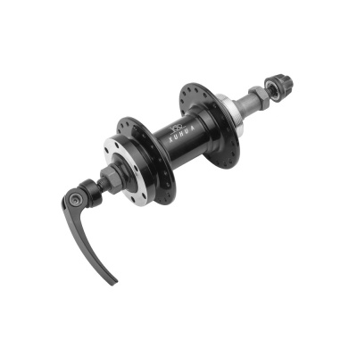 Втулка задняя XH-HUB-05RQ 36Н диск. эксц. под трещ. 7-8скор. пром. подш. алюм. чёрн, арт. 130332