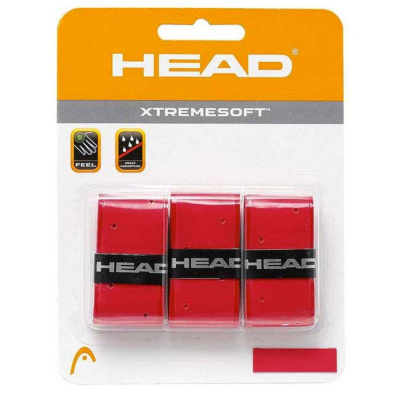 Овергрип Head Xtreme Soft (КРАСНЫЙ), арт.285104-RD, 0.5 мм, 3 шт, красный