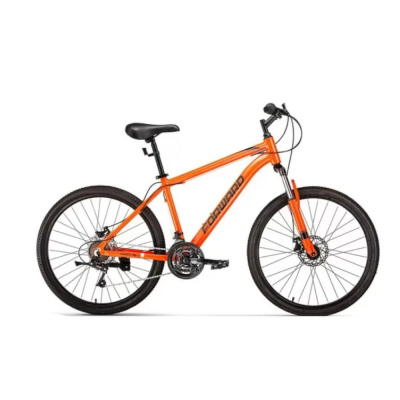 Велосипед FORWARD HARDI 26 2.0 D FR (26" 21 ск. рост. 18") оранжевый/черный