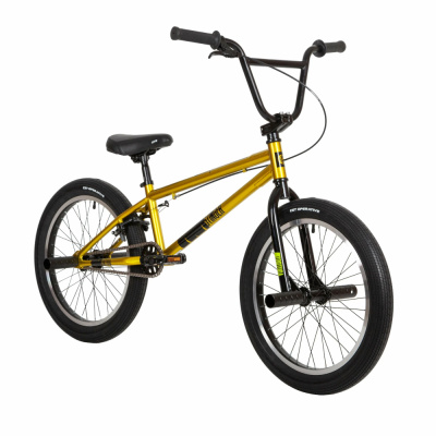 Велосипед BMX STINGER 20" TORTUGA зеленый, сталь, размер 10"