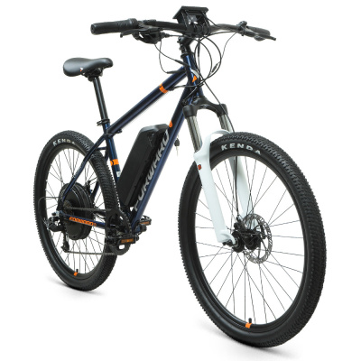 Электровелосипед E-FORWARD CYCLONE PLUS26 2.0 disc 500w26"7ск.рост.17"30-35км/ч до70км,10,4Ahтем.син
