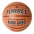 Мяч баск. "TORRES BM600" арт.B32027, р.7, ПУ, нейлон. корд, бут. камера, темнокоричневый-черн