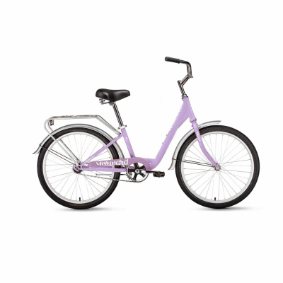 Велосипед FORWARD GRACE 24 (24" 1 ск. рост 13") 2022, коралловый/бежевый, IBK22FW24690