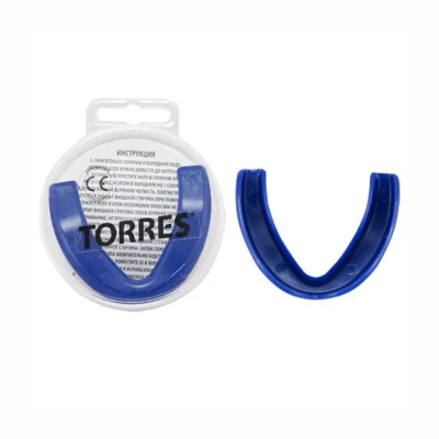 Капа боксерская "TORRES" арт. PRL1023BU, термопластичная, евростандарт CE approved, синий