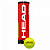 Мяч теннисный HEAD Championship 3B,арт.575301/575203, уп.3шт,одобр.ITF,сукно,нат.резина,желт