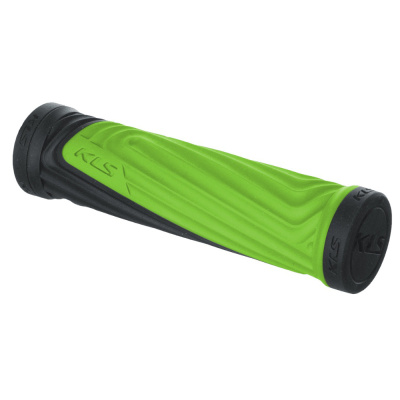 Грипсы ADVANCER 017 2D 130мм, с загл., чёр./зел.