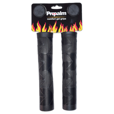 Грипсы PRO-F718, 165мм, чёр., в торг.уп. PROPALM 