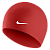 Шапочка для плав. NIKE Solid Silicone, 93060614, FINA Approved, КРАСНЫЙ, силикон