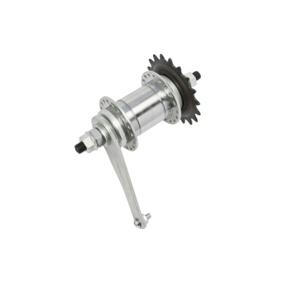 Втулка заднего колеса (с тормозным устройством) 14/36*3/8*110W*146мм, сталь, в комплекте