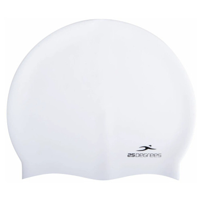Шапочка для плавания 25DEGREES Nuance White 25D21004A, силикон 