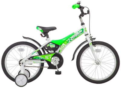 Велосипед 16" STELS Jet (9" белый/салатовый)