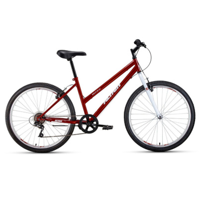 Велосипед ALTAIR MTB HT 26 low (26" 6 ск. рост. 17") 2020-2021, красный/белый, RBKT1M166008				