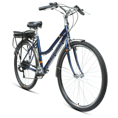 Электровелосипед E-FORWARD OMEGA 28 250w (28"7ск. рост.19", 30-35 км/ч, до 50 км, 8,8 Ah)темно-синий
