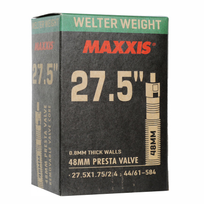 Велокамера Maxxis 2023 Welter Weight 27.5X1.75/2.4 LFVSEP48 Вело ниппель 0.8mm (б/р)