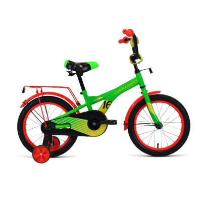 Велосипед FORWARD CROCKY 18 (18" 1ск) зеленый/оранжевый