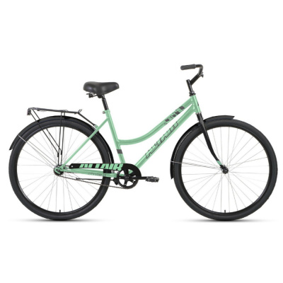 Велосипед ALTAIR CITY 28 low (28" 1 ск. рост. 19") 2020-2021, мятный/черный, RBKT1YN81011				