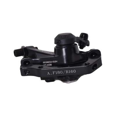 Тормоз дисковый механический задний TEKTRO MD-M280R,без ротора,черный