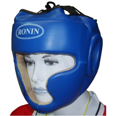 Шлем p.M  бокс. синий трениров Ronin (закрытый), и/к (Flex) F182B 