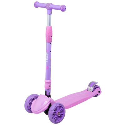 Самокат 3-х колесный RIDEX Bunny, 135/90 мм, розовый/фиолетовый 