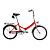 Велосипед KAMA 20 (20" 1 ск. рост. 14" скл.) 2023, красный/белый, RB3K013E8XRDXWH