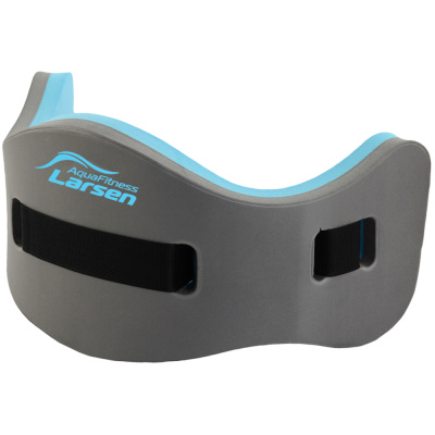 Пояс для аквааэробики AquaFitness Larsen YP-12 графит/бирюз.