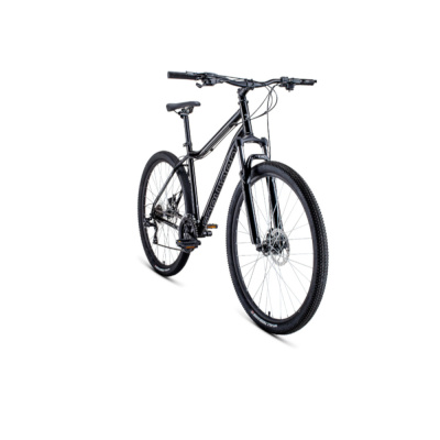 Велосипед FORWARD SPORTING 29 2.0 D (29" 21 ск. рост. 19") 2022, черный/темно-серый, RBK22FW29920