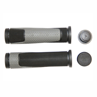 Грипсы 22,2x130мм, резина, чёрно-серые