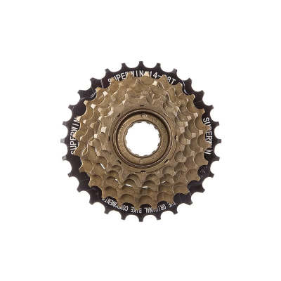 Трещотка KFW-664 6SP  14-16-18-21-24-28T; 14-24T  корич