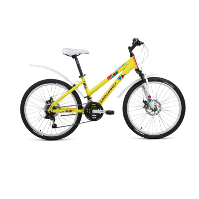 Велосипед FORWARD IRIS 24 2.0 disc (24" 18ск ) желтый
