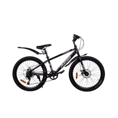 Велосипед 24" ACID F 400 D Gray Flat/Black 2026 (12")
