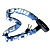 Замок-цепь D:8?8?900мм синий