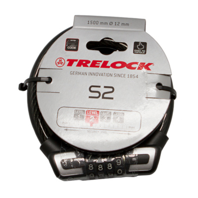 Замок тросовый кодовый K2, 12мм x100см