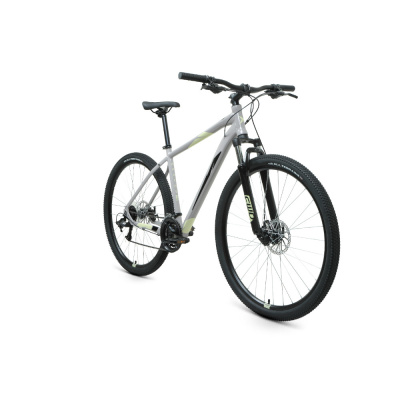 Велосипед FORWARD APACHE 29 2.2 S disc (29" 21 ск. рост 17") 2020-2021, серый/бежевый, RBKW1M39GS04