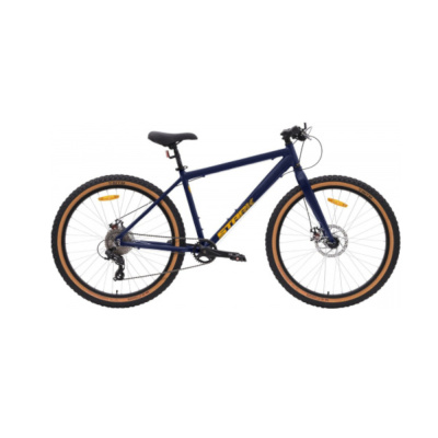 Велосипед Stark'25 Tank 27.1 D+ темно-синий матовый/теплый желтый M/18"