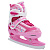 Раздвижные коньки Player Pink (с мехом) (L (37-40))