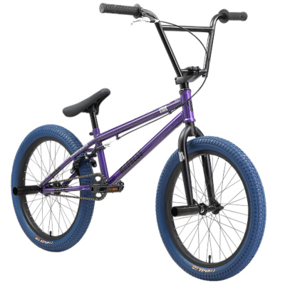 Велосипед Stark'24 Madness BMX 4 серо-фиолетовый/черный/темно-синий