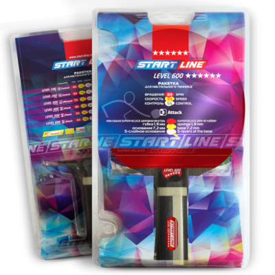 Теннисная ракетка Start line Level 600 New (анатомическая) 12703