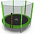 Батут DFC Trampoline Fitness 8ft наруж. сетка, св. зел (244см)