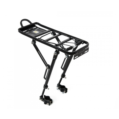 Багажник алюм.крепление на перо велосипеда 26"-28" с приж.лапкой