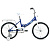 Велосипед ALTAIR CITY KIDS 20 COMPACT (20" 1 ск. рост. 13" скл.) 2020-2021, синий, 1BKT1C201002				