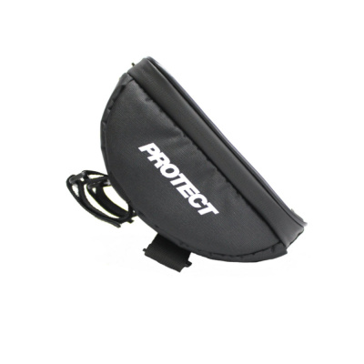 Велосумка на вынос руля с отделением для смартфона, р-р 18,5х10х9 см, цвет черный, PROTECT™ 555-543