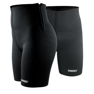 Шорты для коррекции фигуры "TORRES"  арт.BL6003M, р.M (44-46), неопрен 3 мм, черный