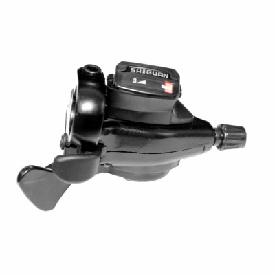 Рукоятка переключателя скоростей правая, KD-71-7SI, триггер, 7, SAIGUAN, черный, RSLKD717SI01