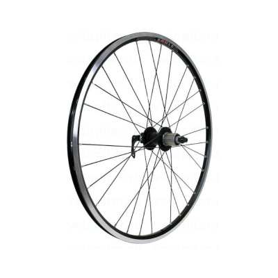 Колесо переднее, 26'', WZ-201F, 32 отв., 10 мм (гайка)х100 мм, V-Brake, двустеночный, Forward DW, RW
