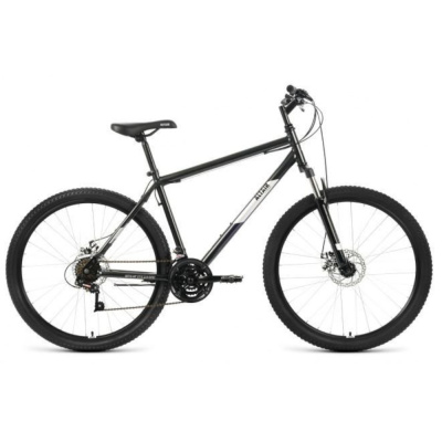 Велосипед ALTAIR MTB HT 27,5 2.0 D (27,5" 21 ск. рост. 19") 2022, черный/серебристый, RBK22AL27148
