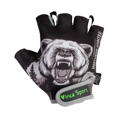 Перчатки велосипедные Northern Hunter, черные, размер (L)