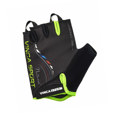 Перчатки велосипедные,NATIONAL ,гелевые вставки,цвет черный,размер L