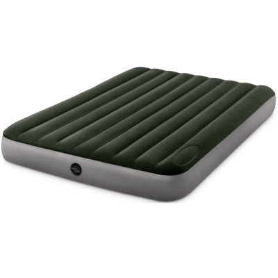Матрас надувнойDowny Airbed, 152х203х25см, со встроенным ножным насосом, 64763, Intex  