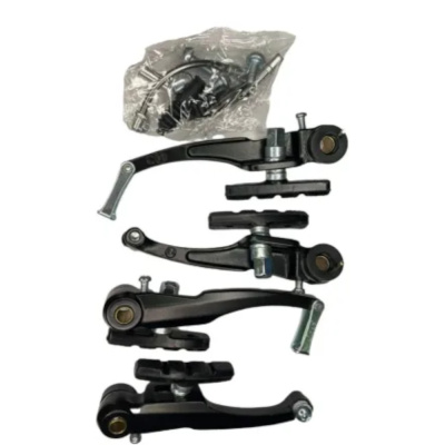 Тормоз V-Brake алюм. клещи БЕЗ РУЧЕК И ТРОСОВ ЧЕРНЫЕ