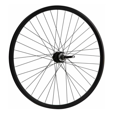 Колесо переднее 29" обод двойной алюм. черн., V-br, втулка под быстросъем